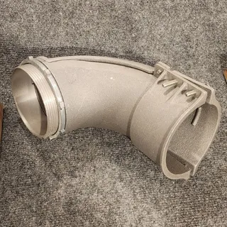 Photo of Bridgeport 814-DC2 4 in. 90 Deg FMC Connector Flexible Metal Conduit Fitting NIB