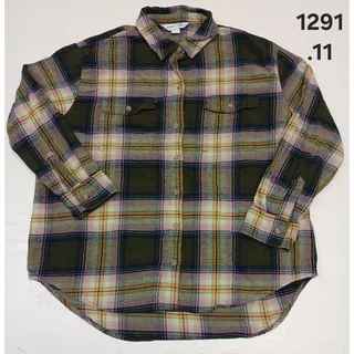 Photo of Old Navy (Large) Multi-Plaid Button Down Boyfriend Shirt