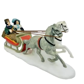 Photo of Department 56 DIcken's Winter Sleighride Vintage 1986 Vintage Accessories 6511-0