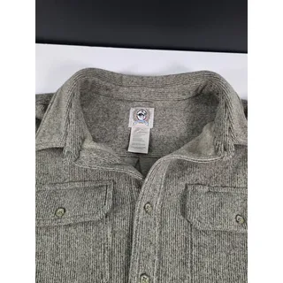 Photo of Cinch Men’s XXL Gray Fleece Shirt Jacket Western Button Front Shacket 2XL