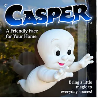 Photo of Casper Friendly Ghost Lighted Window Figure w/ Suction Mount Halloween Decor