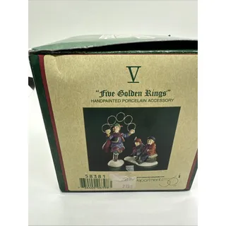 Photo of Department 56 Heritage Village Collection Five Golden Rings
