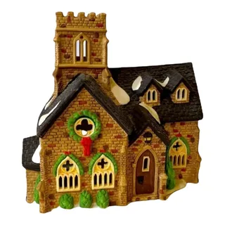 Photo of Department 56 Knottinghill Church Porcelain 5582-4 Dickens NO LIGHT