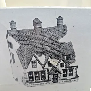 Photo of 1988 Dept 56 Wackford Squeers Boarding School Dickens Village W/LIGHT