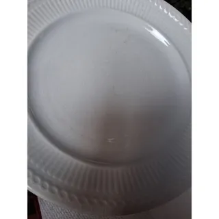 Photo of 1800's White Ironstone J W Pankhurst 10" Plate (3231)