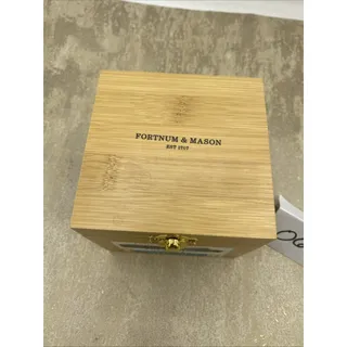 Photo of Fortnum & Masons Second Flush Darjeeling Tea Presentation Wood Storage Box. 4”D