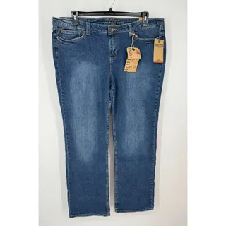 Photo of Ruff Hewn City Boot Jeans Women's 18 Average Flint Wash NWT