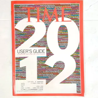 Photo of TIME Magazine January 9 2012, User's Guide for 2012,  Boing 787 Dreamliner