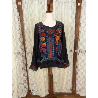 Photo of Adorable Johnny Was Abira Embroidered Blouse