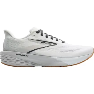 Photo of Brooks Mens' Launch11 Road Running Shoes - White/Grey/Black Size 10 M