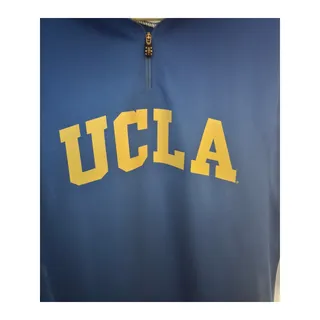 Photo of Adidas UCLA Bruins Mens XL ClimaLite Scorch 1/4 Zip Pullover Blue NWOT NEW