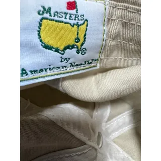 Photo of Masters caddy Hat Cap Augusta Green Beige Adjustable Golf adjustable
