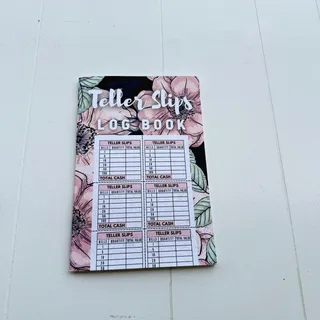 Photo of Teller Cash Breakdown Logbook Budget Tracker 99 Pages New 6x9
