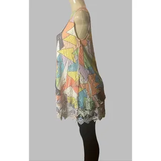Photo of Origami Abstract Sleeveless Tunic Small