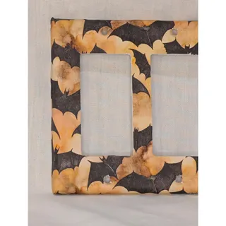 Photo of Spooky Bats Decoupage Vintage Halloween Wall Plate