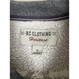 Photo of B.C. Clothing Co. Heritage Men's Fleece-Lined Waffle Knit Crewneck Sweatshirt