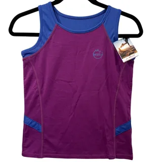 Photo of Willit Girls Size XL / 16 Top Golf Tennis Dance Activewear NWT Purple Blue