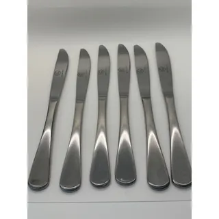 Photo of The Palm Restaurant TPM3 Stainless Dinner Knives Set of 6 Replacement Flatware