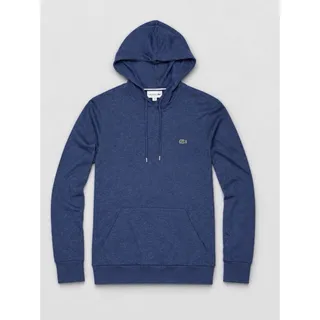 Photo of Lacoste LS Crocodile Logo Jersey Hooded Sweatshirt 100% Cotton Navy Men Size 3XL