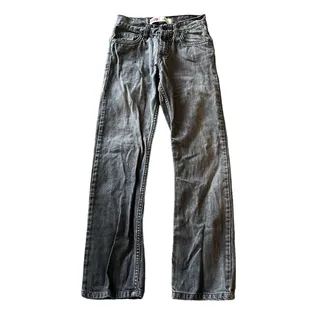 Photo of Levi's Gray 514 Straight Jeans Boys Size 12 Slim