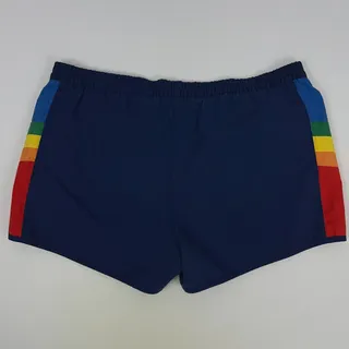 Photo of Vintage 80s Hawaii Rainbow Swim Trunks Shorts L Large Pacific Beach Yacht Club