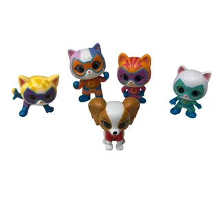 Photo of Disney Junior SuperKitties Hero Squad 5-Piece  Set Ginny Buddy Bitsy Sparks