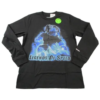 Photo of Roblox Legends Of Speed Shirt Boys L Black Long Sleeve Graphic Tee 1527-28
