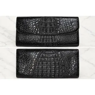 Photo of BYRON New York Genuine Hornback Crocodile Clutch