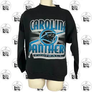 Photo of VTG 90s NFL M Carolina Panthers 1995 Inaugural Season Crewneck Sweatshirt USA