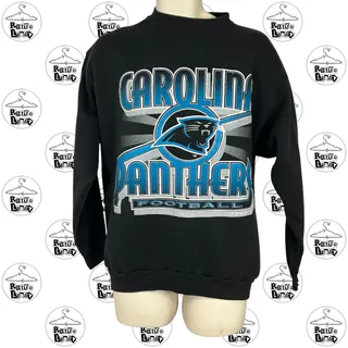 Photo of VTG 90s NFL M Carolina Panthers 1995 Inaugural Season Crewneck Sweatshirt USA