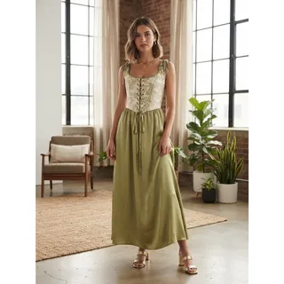 Photo of Scarlet Darkness Baroque Corset Style Open Front Dress