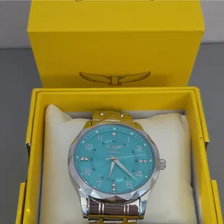 Photo of Invicta Mens Specialty 41mm Turquoise Dial Stainless Steel Case & Bracelet