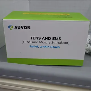 Photo of AUVON TENS AND EMS 2-Channel Handheld TENS/EMS Unit w/ Pads & Lead Wires