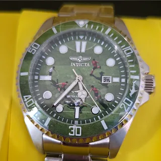 Photo of Invicta Pro Diver 51054 Visions From Above 43mm Soccer Dial SS Bracelet
