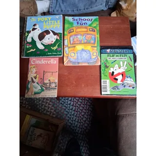 Photo of Lot of 10 Vtg Children's Books Little Golden Books & More (3232)