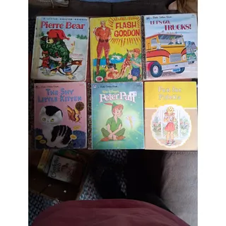 Photo of Lot of 10 Vtg Children's Books Little Golden Books & More (3232)