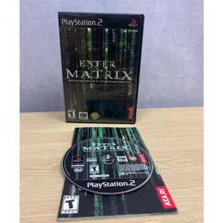 Photo of Sony PlayStation 2 2003 Enter the Matrix Video Game Complete with Manual