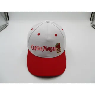 Photo of Captain Morgan White Red Adjustable Snapback Hat One Size Rum Distillery Cap