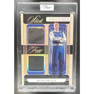 Photo of 2026 Panini Turn Four Racing Ryan Preece #SL-RPR Slick Swatches Holo Silver /75