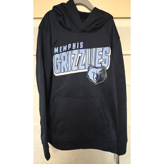 Photo of Memphis Grizzlies Hoodie Youth Medium 10/12 Navy Blue NBA Sweatshirt NWT NEW