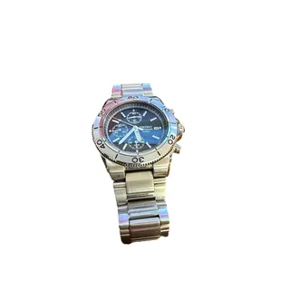 Photo of Seiko Chronograph Alarm Watch Black Dial Stainless Steel 100M Date