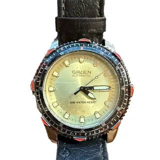 Photo of Gruen Automatic Mens Watch Day Date 30M Water Resistant Sport Style