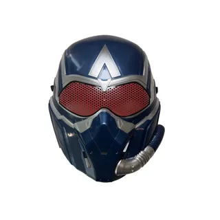 Photo of Marvel Captain America Costume Mask Blue Red Cosplay Halloween