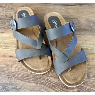 Photo of EuroSoft By Sofft Sandals Womens 9M Brown Gladis Strappy Wedge Comfort Shoes