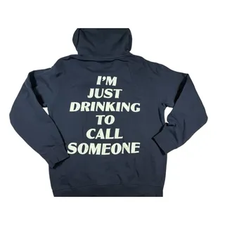 Photo of Sabrina Carpenter Size M I’m Just Drinking To Call Someone Hoodie Zip Up Sealed