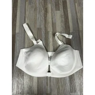 Photo of Barely There Padded T-Shirt Front Closure Stretch Bra Large