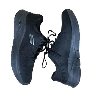Photo of Skechers Arch Fit Shoes Sneakers Women 10 Wide Black Walking Athletic 149057W