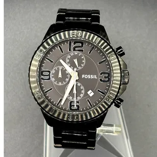 Photo of Fossil Dean FS4721 Gunmetal Chronograph Stainless Steel Watch 45mm