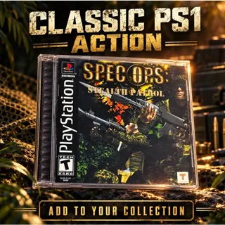 Photo of Spec Ops Stealth Patrol Sony PlayStation PS1 Complete Game Pre Owned