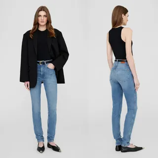 Photo of Anine Bing | NWT Beck High Rise Skinny Jeans in Enamel Blue 24